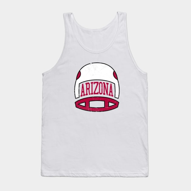 Arizona Retro Helmet - White Tank Top by KFig21